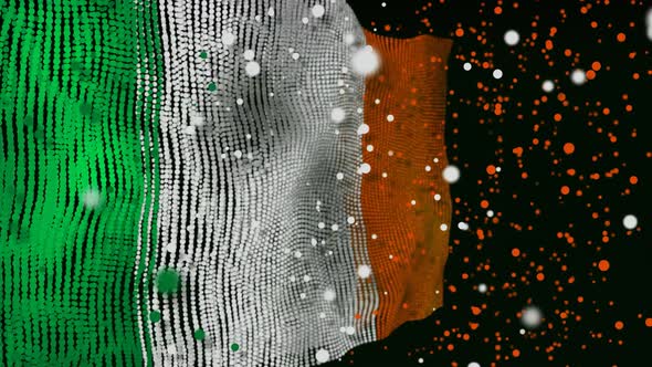 Irish Flag Particle Animation