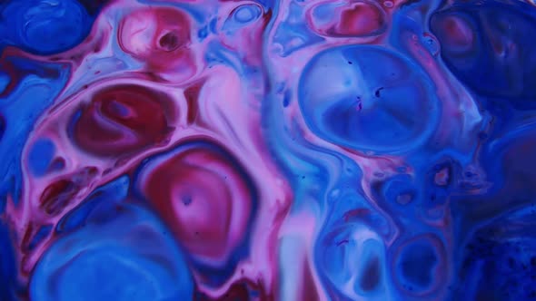 Colorful Abstract Background Blue And Red Color Texture Exploding  Liquid Design