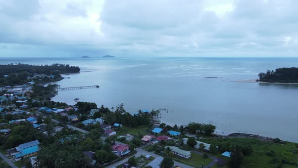 Prawn Fish Farm Aerial