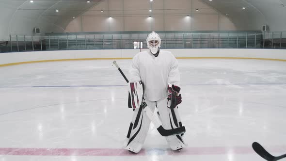 Portrait Of Hockey Team Together