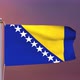Bosnia And Herzegovina Flag 4k - VideoHive Item for Sale