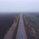 Lonely road through the fog - VideoHive Item for Sale