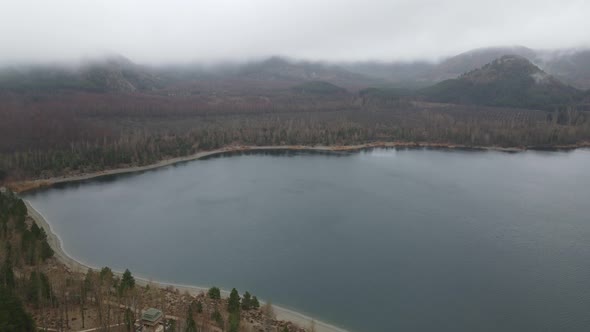 Lake With Dried Grass