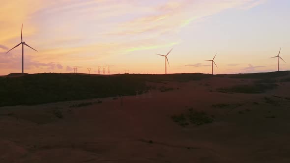 Rising View 4 Wind Turbines