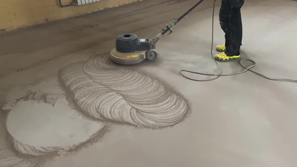 Floor Grinding for Decorative Microcement Finishing