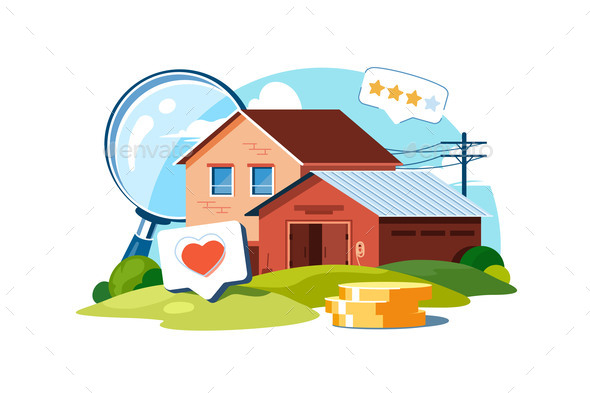 Real Estate Website with Likes Reviews and Rating