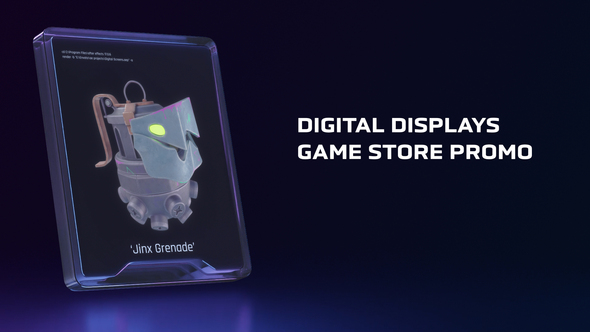 Digital Displays - Game Store and NFT Collection Promo