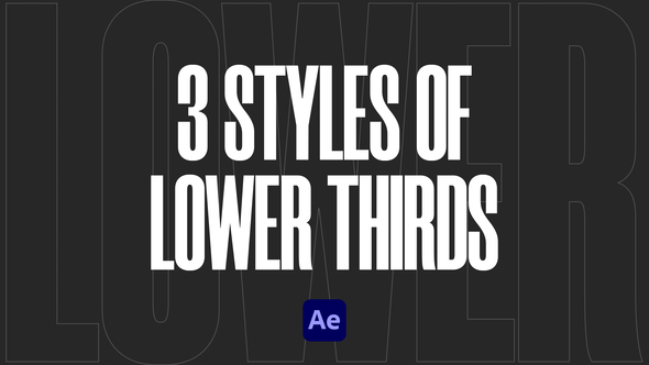 Lower Thirds Pack | AE