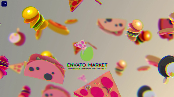 Cartoon Food Intro