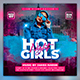 Hot Night Girls Flyer - GraphicRiver Item for Sale