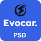 Evocar - Electric Vehicle & Charging Station PSD Template - ThemeForest Item for Sale