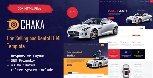 Chaka - Car Selling and Rental HTML Template