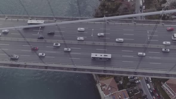 Bosphorus Bridge and traffic