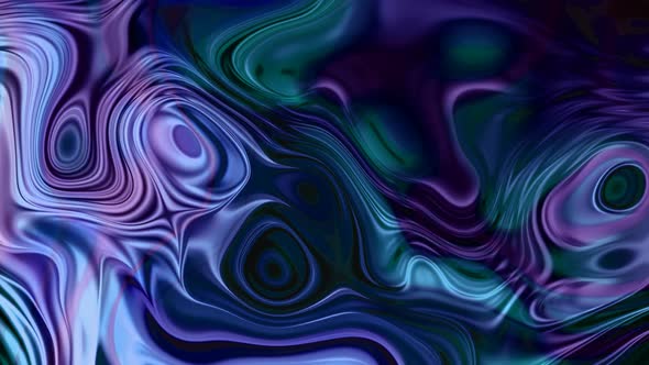 Purple Blue Cyan Color Silky Wavy Liquid Animated Background