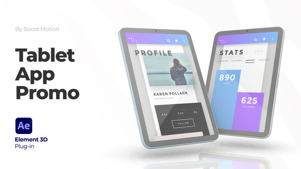 Tablet App Promo - Website Presentation
