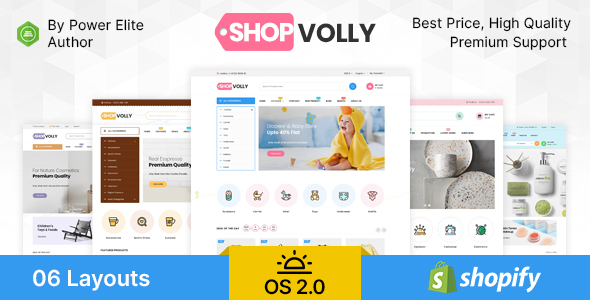 ShopVolly - Sectioned Multipurpose Shopify Theme