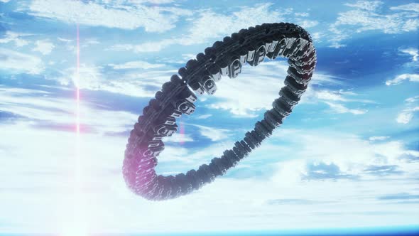 Alien Mothership Near Earth Elements Furnished By NASA alt