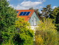 Modern House with a Solar Heating System - PhotoDune Item for Sale
