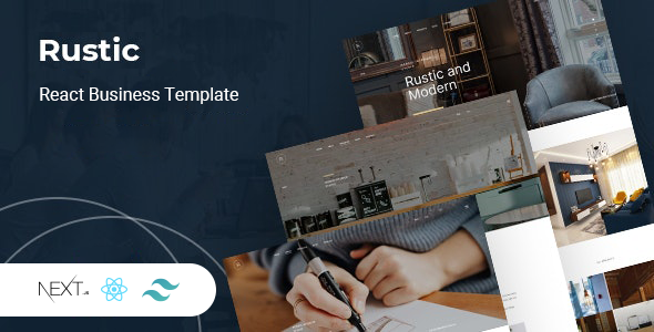 Rustic - React Business Template with Next JS