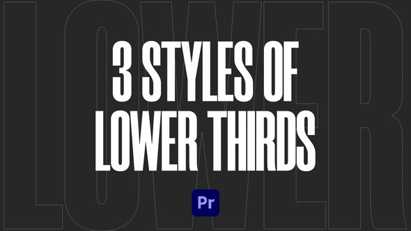 Lower Thirds Pack | MOGRT