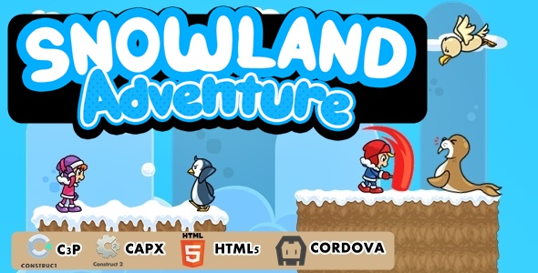 Snowland Adventure - Construct 2/3 Game