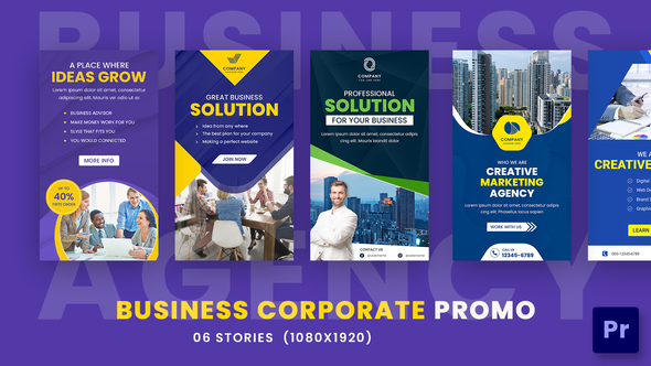 Business Solution Stories Pack For Premiere Pro