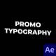 Promo Typography - VideoHive Item for Sale