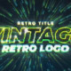 Vintage Video Game Title & Logo - VideoHive Item for Sale