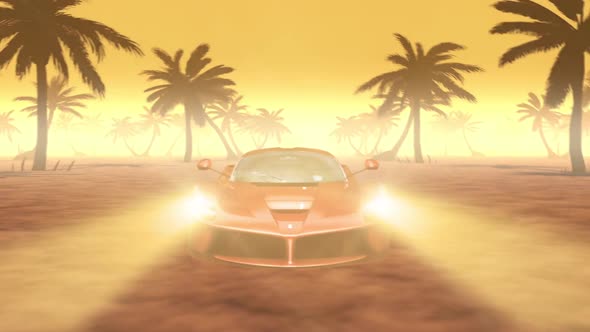 80's Car And Desert Synthwave Loop Part 1 alt