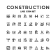 Set Line Icons of Construction - GraphicRiver Item for Sale