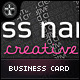 Creative Business Card - Intelligent Typo - GraphicRiver Item for Sale