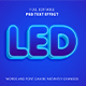 LED Text Effect - GraphicRiver Item for Sale