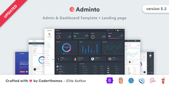 Adminto - Admin Dashboard Template