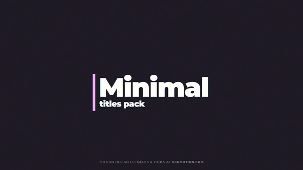 Minimal Titles