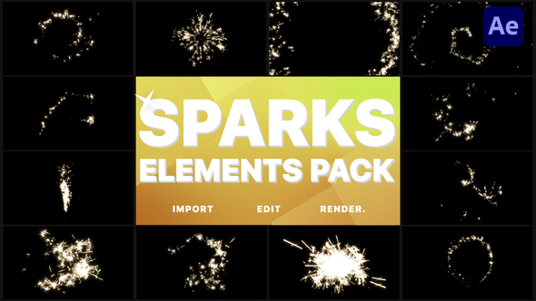 Sparks Pack | After Effects alt