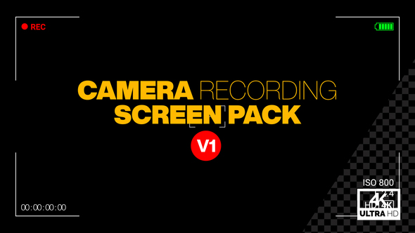 Video Camera Recording Screen Pack