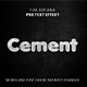 Cement Text Effect - GraphicRiver Item for Sale