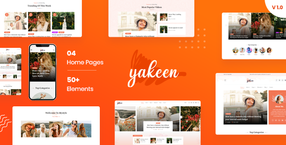 Download] Yakeen - Lifestyle Blog WordPress Theme - ThemeHits