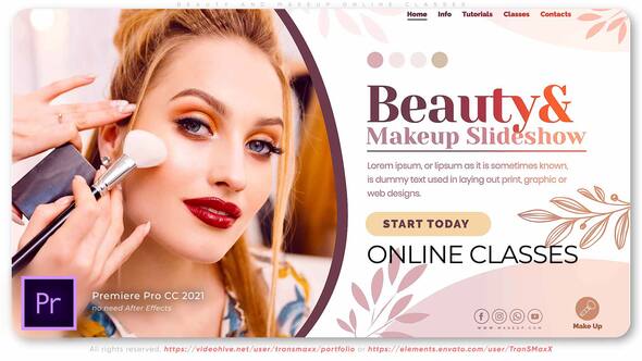 Beauty and Makeup. Online Classes