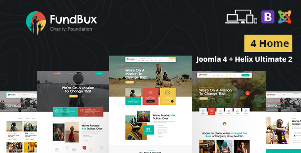 [Download] FundBux – Charity & Fundraise Joomla 4 Template