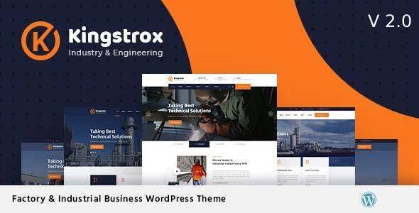 Kingstrox - Factory and Industrial Business WordPress Theme