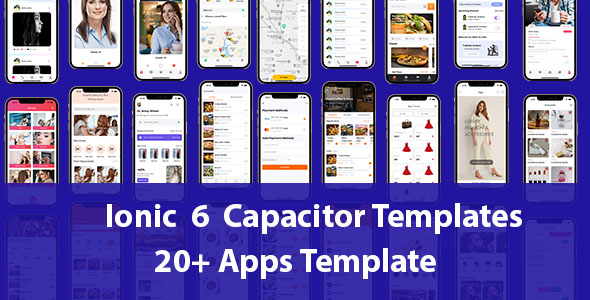 ionic 6 template bundle / ionic 6 starter / ionic 6 themes bundles / ionic 6 templates with 20+ apps
