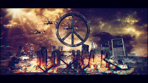 Realistic War Logo Intro