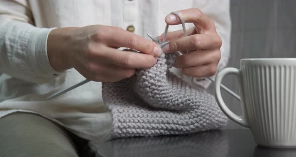 Knitting Wool on Sofa