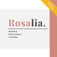 Rosalia – Business Fashion Google Slides Template - GraphicRiver Item for Sale