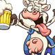 Drunk Cow - GraphicRiver Item for Sale