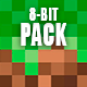 8 Bit Retro Game Logo Pack