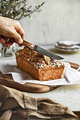 Banana cake with Oat and Chia topping - PhotoDune Item for Sale