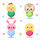 Easter Character Clipart - GraphicRiver Item for Sale