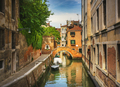 Venice cityscape, buildings, water canal and bridge. Veneto, Italy - PhotoDune Item for Sale